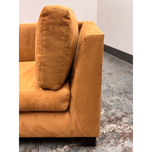 Tan Bespoke Contemporary Chaise Lounge For Sale - Image 8 of 12
