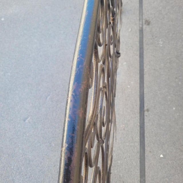 Antique Painted Iron Bed For Sale - Image 15 of 18