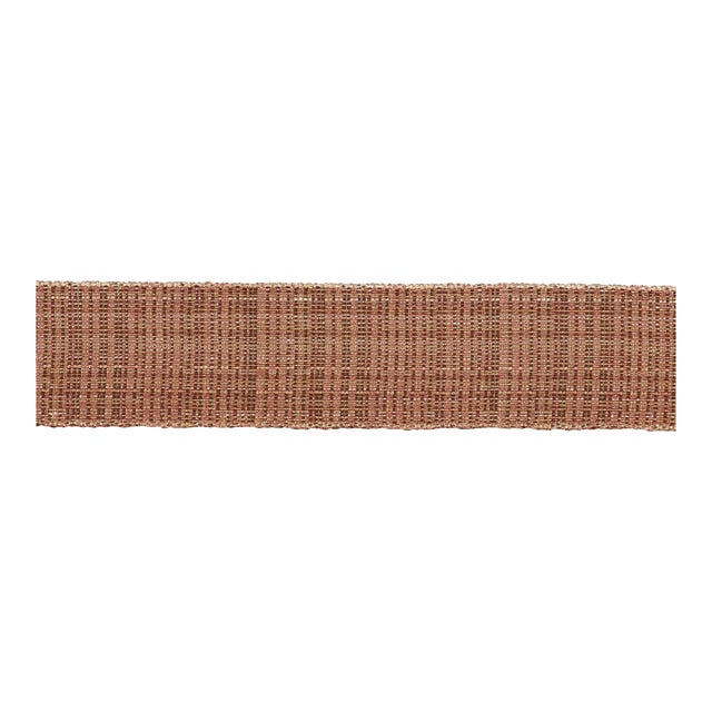 SAMPLE - Schumacher Tweed Tape Medium In Brown For Sale