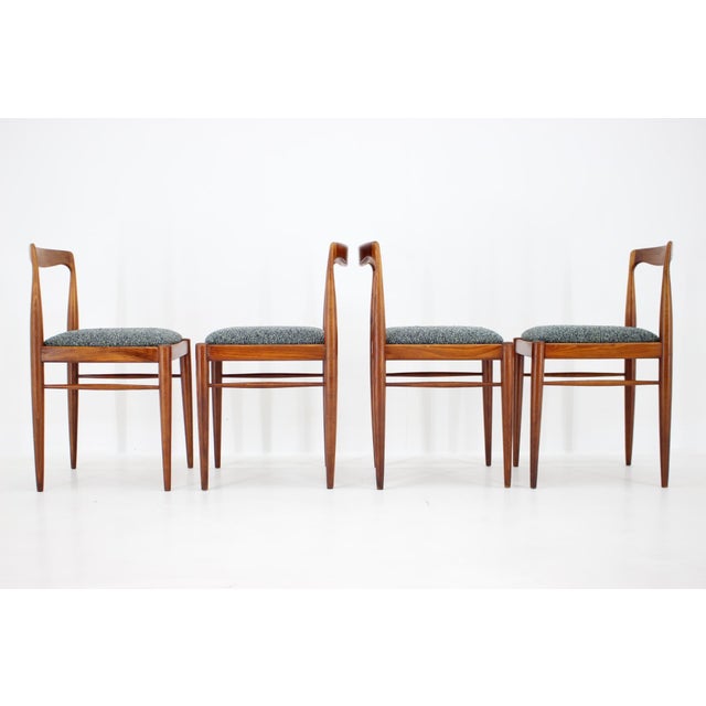 Dining Chairs attributed to Drevotvar Jablone, Czechoslovakia, 1970s, Set of 4 For Sale - Image 3 of 14