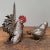 1920s Japanese Okimono Rooster and Hen, 1920s, Set of 2 For Sale - Image 5 of 13