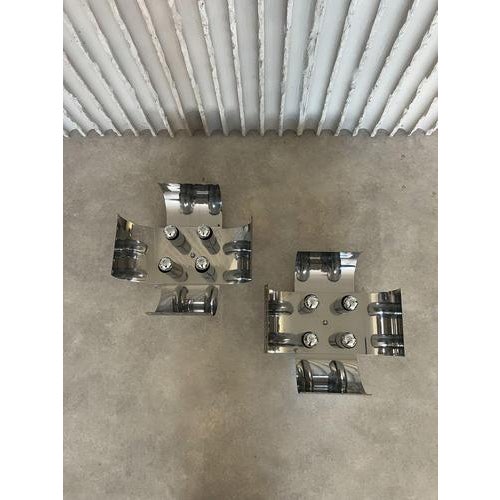 Chrome Table Lamps from Goffredo Reggiani, Set of 2 For Sale - Image 14 of 14