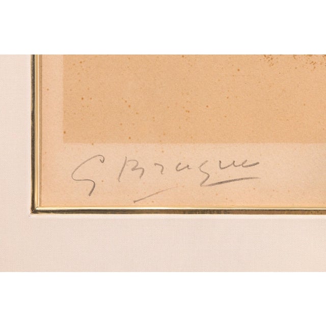 1950s Georges Braque Les Pommes Et Feuilles 1958 Signed Color Lithograph on Paper For Sale - Image 5 of 8
