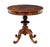 Wood 19th Century Carved Flame Mahogany Oval Center Table, 1890s For Sale - Image 7 of 9
