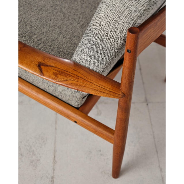Teak Armchair by Grete Jalk for France & Søn, Denmark, 1950s For Sale - Image 17 of 18