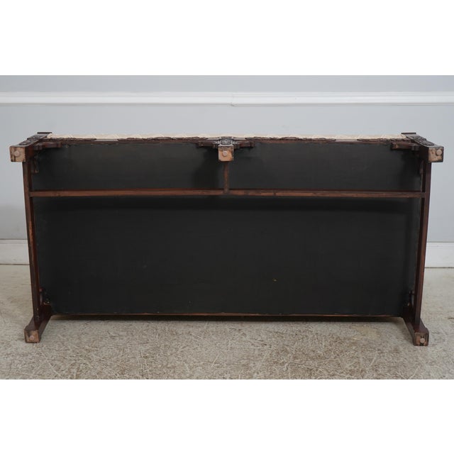 Georgian Nicely Carved Mahogany Upholstered Loveseat For Sale - Image 18 of 18