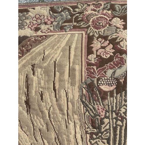 Mid-Century French Aubusson Style Jacquard Tapestry, 1960s For Sale - Image 11 of 18
