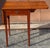 Brown Mid 20th Century American Federal Style Solid Cherry Single Drawer Drop-Leaf Side Table For Sale - Image 8 of 14