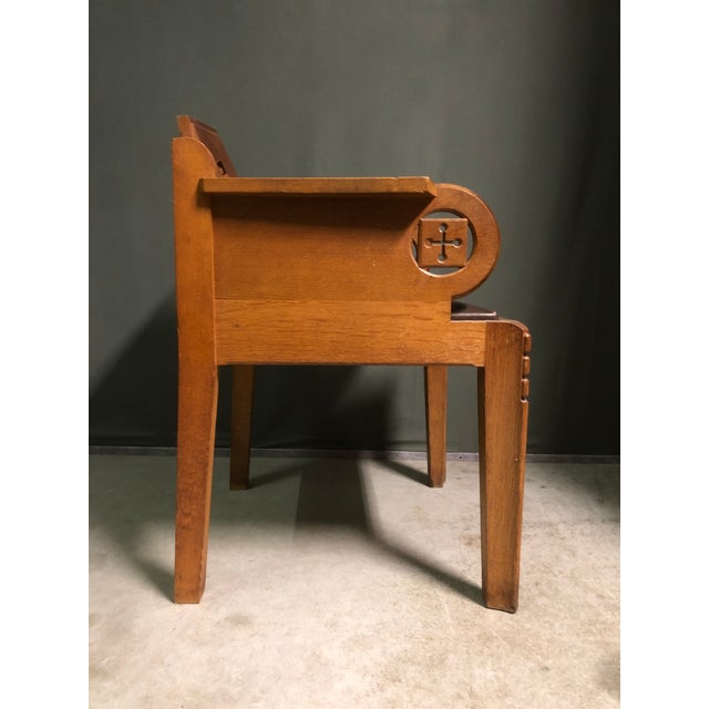 Art Deco Ecclesiastical Armchair, 1920, in Very Good conditions. Designed 1920 to 1949