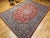 Vintage Persian Isfahan Rug, Hand-Knotted Wool, Floral Pattern, Red & Blue, 9x12 For Sale In Chicago - Image 6 of 16