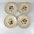 Vintage Dinner Plates with Floral Motif from Sarreguemines, 1920s, Set of 4 For Sale - Image 3 of 14