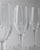 Glass Vintage Champagne Glasses in Clear Glass with Stem and Flute Shape, 1990s, Set of 7 For Sale - Image 7 of 13