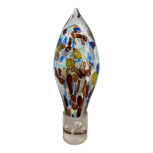 Large Vibrant Abstract Murano Glass Sculpture