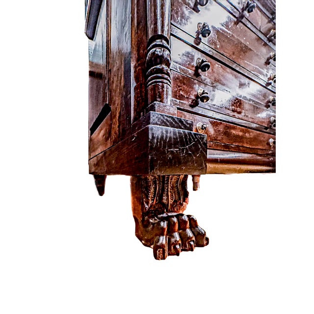 Brown Early 20th Century Empire Dental Cabinet For Sale - Image 8 of 11