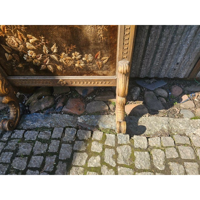 Carved Wooden Fireplace Screen, 19th Century For Sale - Image 10 of 13