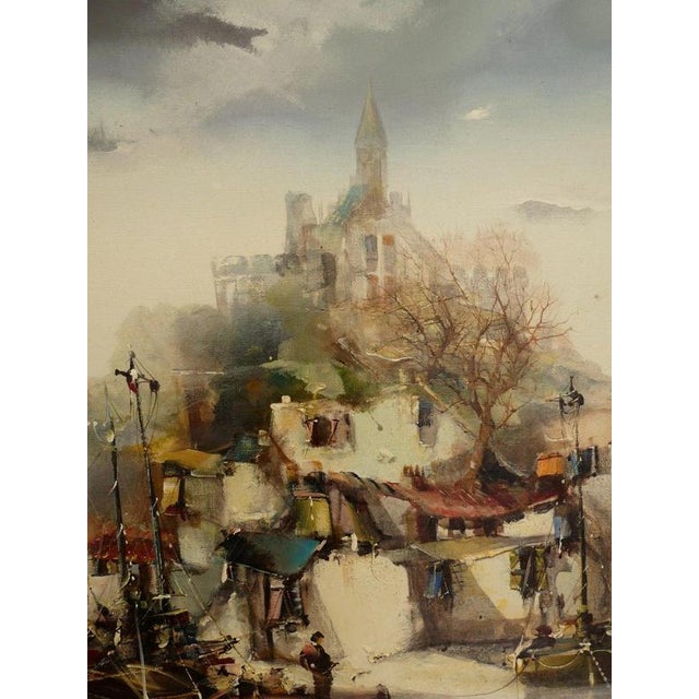 Jorge Aguilar-Agon, Seascape, 1982, Oil Painting on Canvas, Framed For Sale - Image 8 of 16
