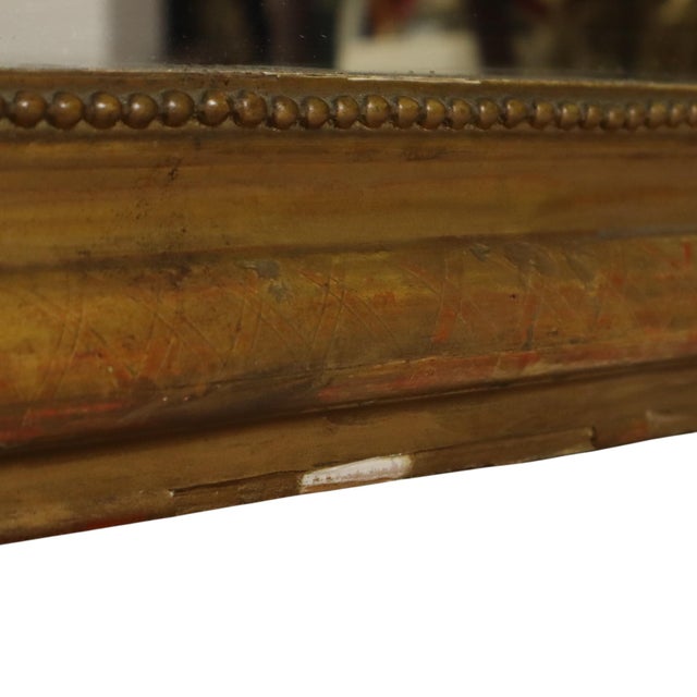 Antique French Gilt Louis Philippe Mirror, 1890s For Sale - Image 10 of 18