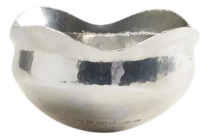 Sterling Silver Hammered Bowl by Jan Lundgren