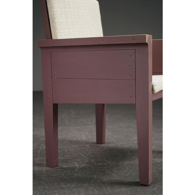 Wood Bossche School Desk Chair, 1970s For Sale - Image 7 of 15