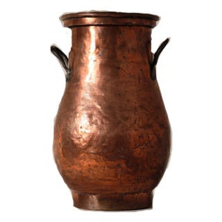 Late 18th Century French Copper Pot (Tall) For Sale
