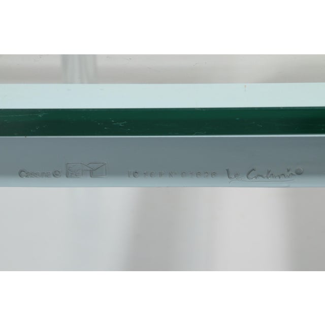 LC-10 Coffee Tables in Light Blue Glass by Le Corbusier for Cassina, 1960s, Set of 2 For Sale - Image 6 of 14
