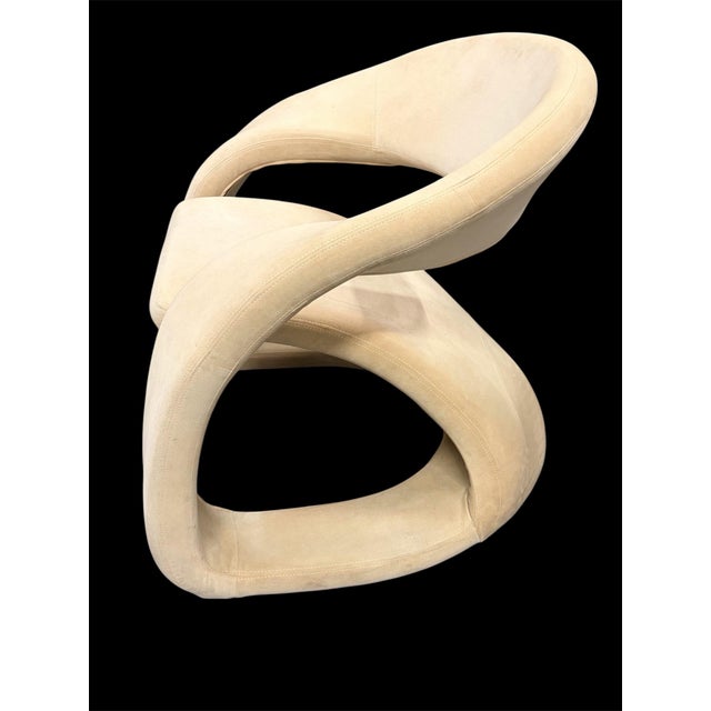 Jaymar, Quebec Cantilevered Tongue lounge chairs in the style of Louis Durot, Pierre Paulin, and Memphis Milano. These Pop...