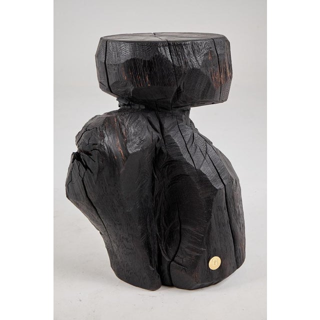 Brutalist Sculptural Side Table by Logniture For Sale - Image 17 of 18