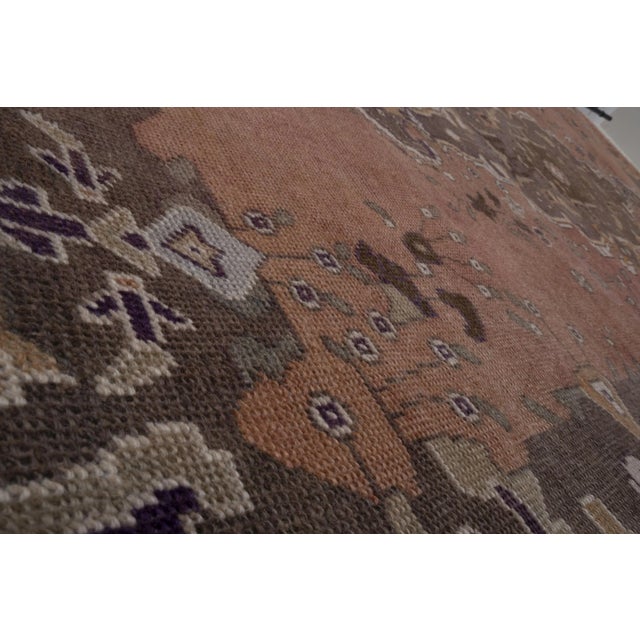 Vintage Turkish Konya Rug 5'1'' X 8'4'' For Sale - Image 10 of 11