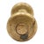 Pair of Vintage 2 In. Raised Concentric Brass Passage Door Knobs For Sale