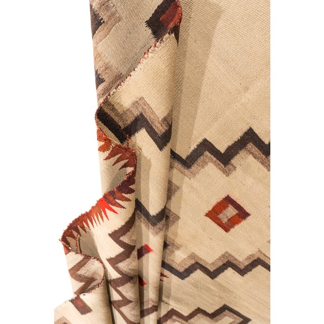 Native American Vintage Navajo Style Rug 4ft 3in X 6ft 2in For Sale - Image 3 of 7