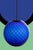 Cobalt Blue Glass Globe Brass Big Chain Empoli Pendant by Magic Circus Editions For Sale - Image 13 of 15