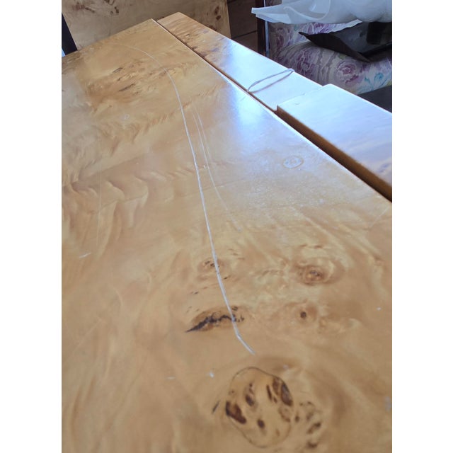 Milo Baughman Burl Wood Credenza For Sale - Image 9 of 11
