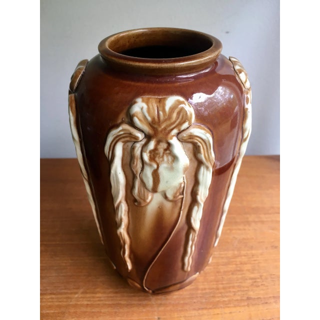 Art Deco Deco Style Ceramic Vase For Sale - Image 3 of 6