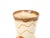 Contemporary Mid-Century West German Glazed Porcelain Vase, Orange, Eggshell & Brown 10" Tall For Sale - Image 3 of 9