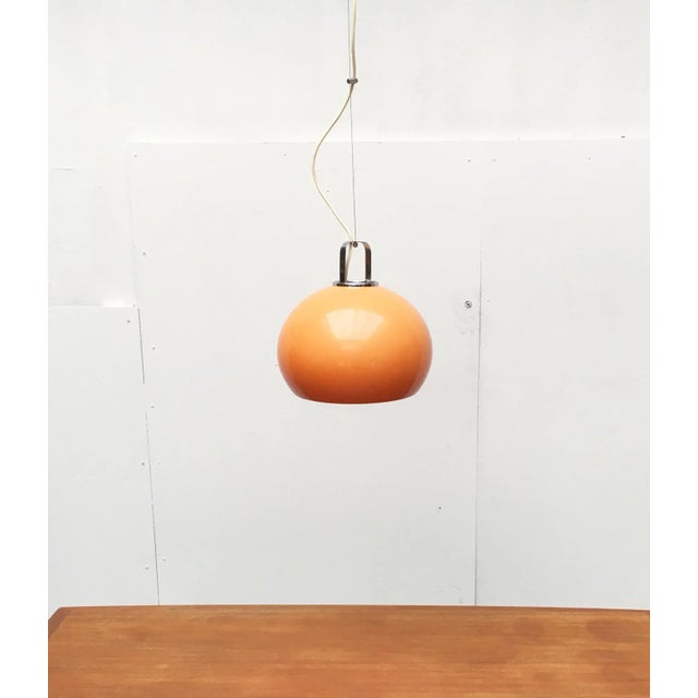 Mid-Century Space Age Italian Zurigo Pendant Lamp by Luigi Massoni for Guzzini For Sale - Image 16 of 18