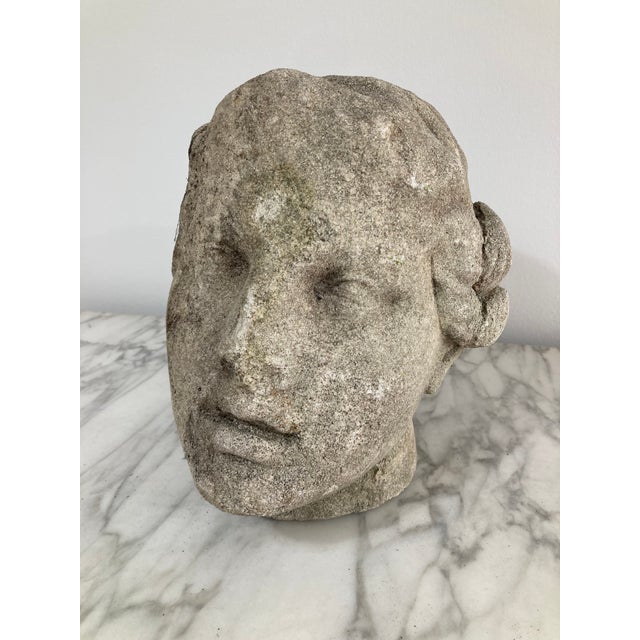 Incredible Stone Statuary Head of Venus. Beautiful details with the carving of this gorgeous fragment of Venus’s head. Can...