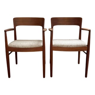Armchairs by Henning Kjaernulf for KS Mobler, Denmark, 1960s, Set of 2 For Sale