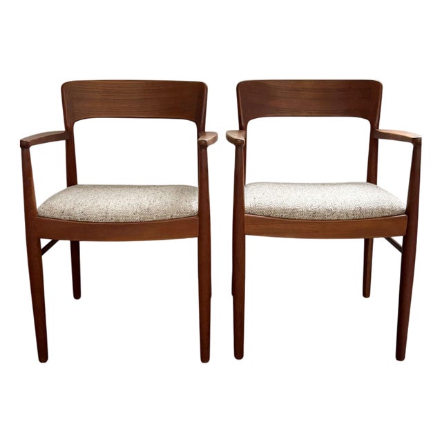 Armchairs by Henning Kjaernulf for KS Mobler, Denmark, 1960s, Set of 2 For Sale