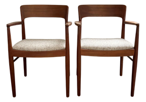 Armchairs by Henning Kjaernulf for KS Mobler, Denmark, 1960s, Set of 2