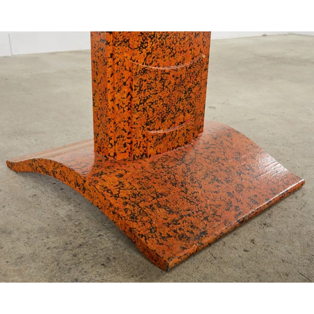 Art Deco Speckled Center Table by Artist Ira Yeager For Sale - Image 10 of 13