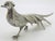 Vintage Italian Handmade Silver 800 Pheasant Large Figurine Animal Sculpture For Sale - Image 4 of 12