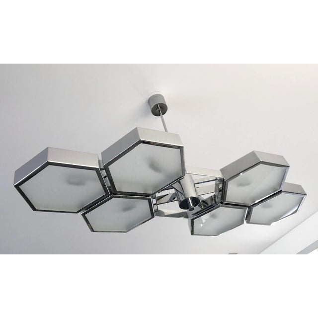 Not Yet Made - Made To Order 21st Century Esagoni Chandelier by Fabio LTD For Sale - Image 5 of 8