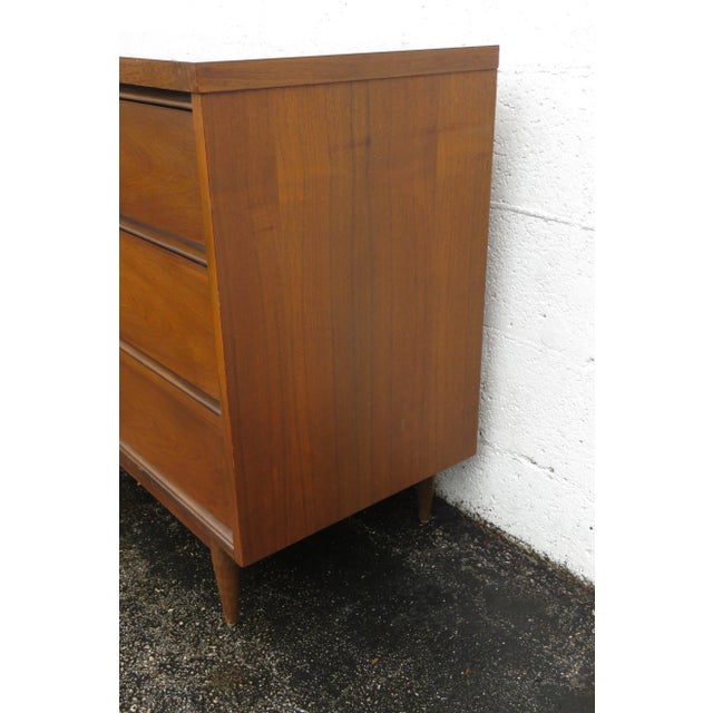 Mid Century Modern Low Dresser Bathroom Vanity For Sale - Image 12 of 12