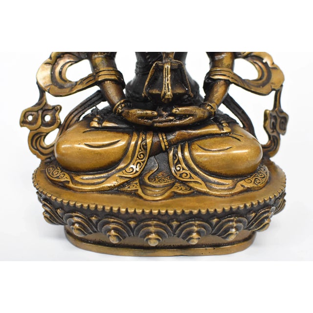 Asian Tibetan Amitayus Buddha For Sale - Image 3 of 13