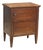 Late 18th Century Directoire Walnut Nightstand, Italy For Sale