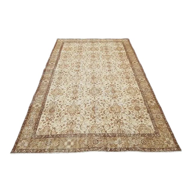 1960s Bohemian Floor Kurdish Carpet For Sale