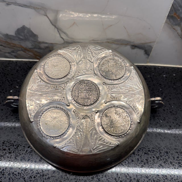 Antique 19c Sterling Silver Spanish Colonial Coin Dish For Sale In Palm Springs - Image 6 of 10