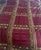 English Vintage Schumacher Burgandy "Paisley and Plaid" Screen Print Cotton Fabric. 5.5 Yards. For Sale - Image 3 of 5