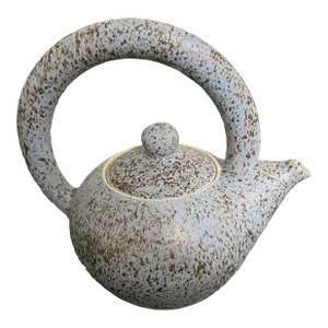 1980s Asian Pottery Tea Pot
