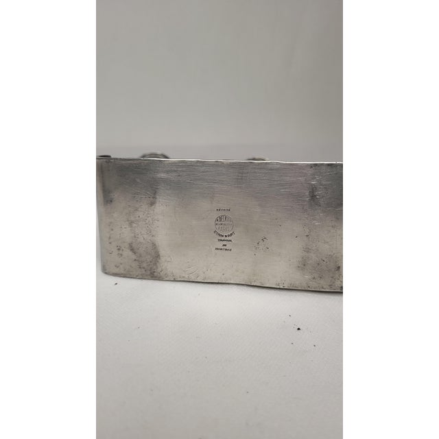 Metal Art Deco Candlesticks from Delavan Paris, 1950s, Set of 2 For Sale - Image 7 of 8